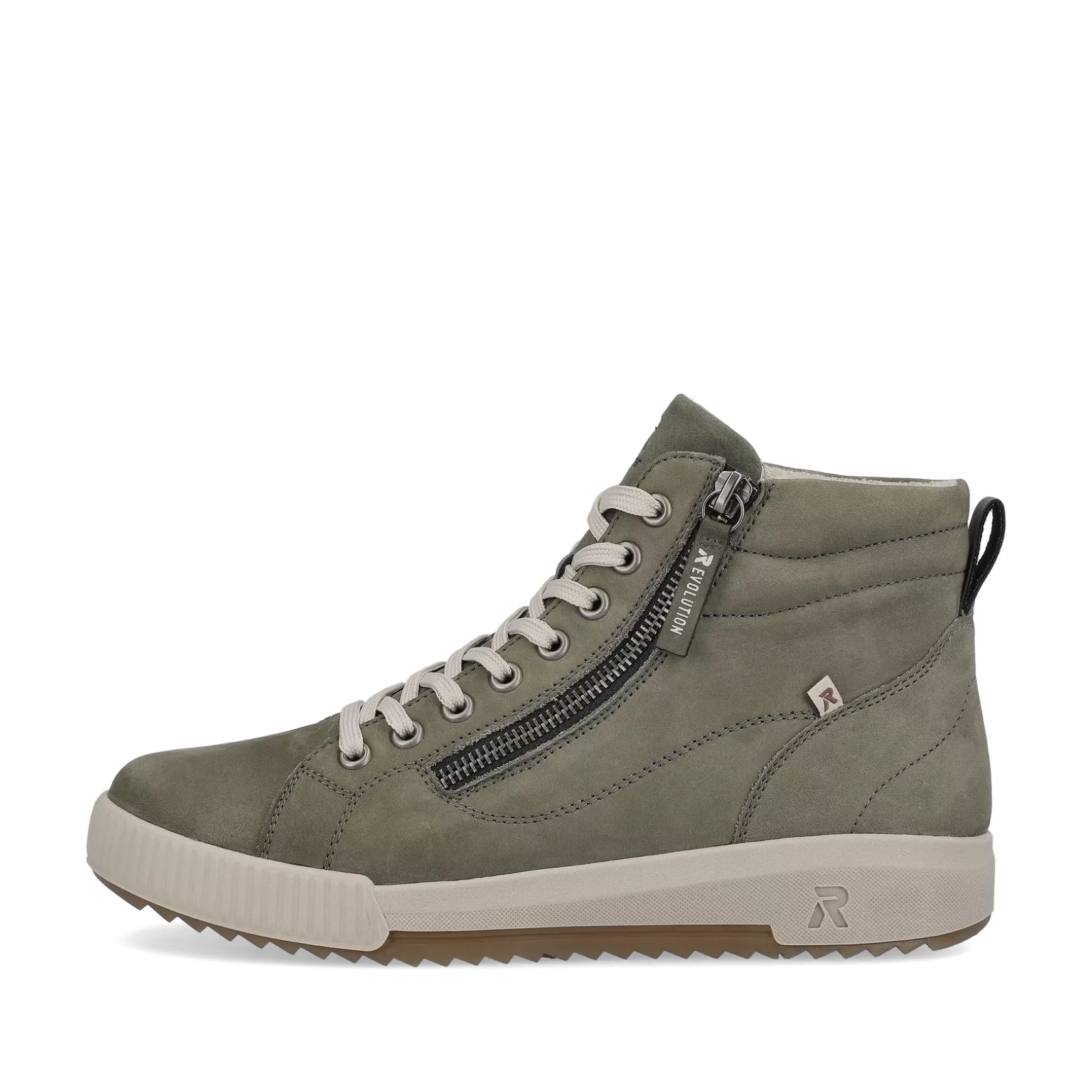 Damer Rieker Sneakers^ Kvinders Sneaker Hoj Kakigron