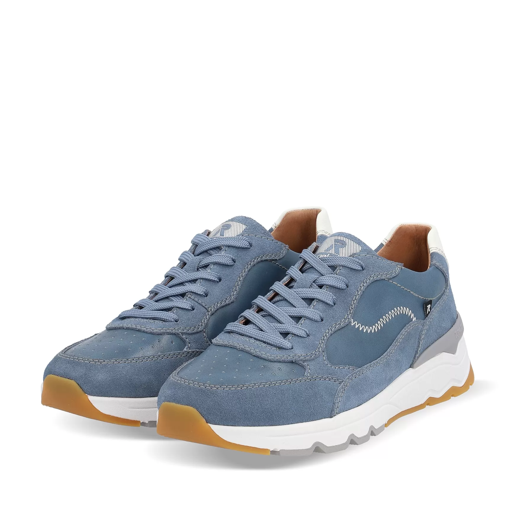 Mænd Rieker Sneakers^ Lave Sneakers Til Mænd Ocean Blue