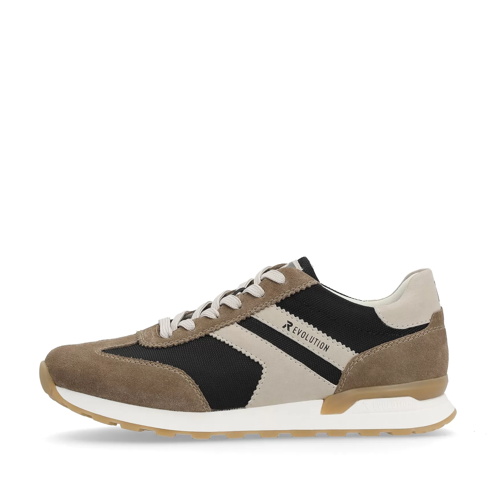 Mænd Rieker Sneakers^ Sneaker Til Mænd Low Cinnamon Black