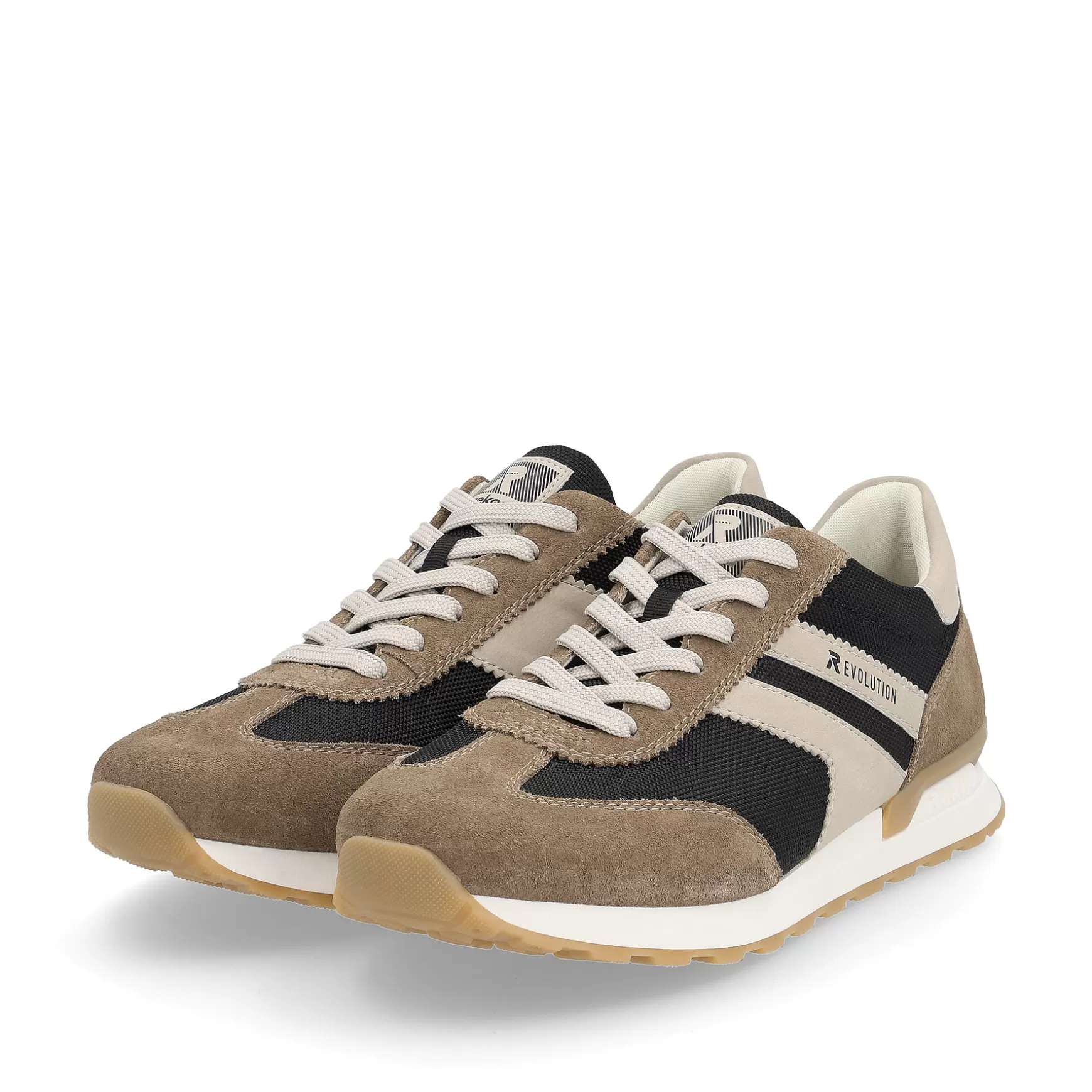 Mænd Rieker Sneakers^ Sneaker Til Mænd Low Cinnamon Black