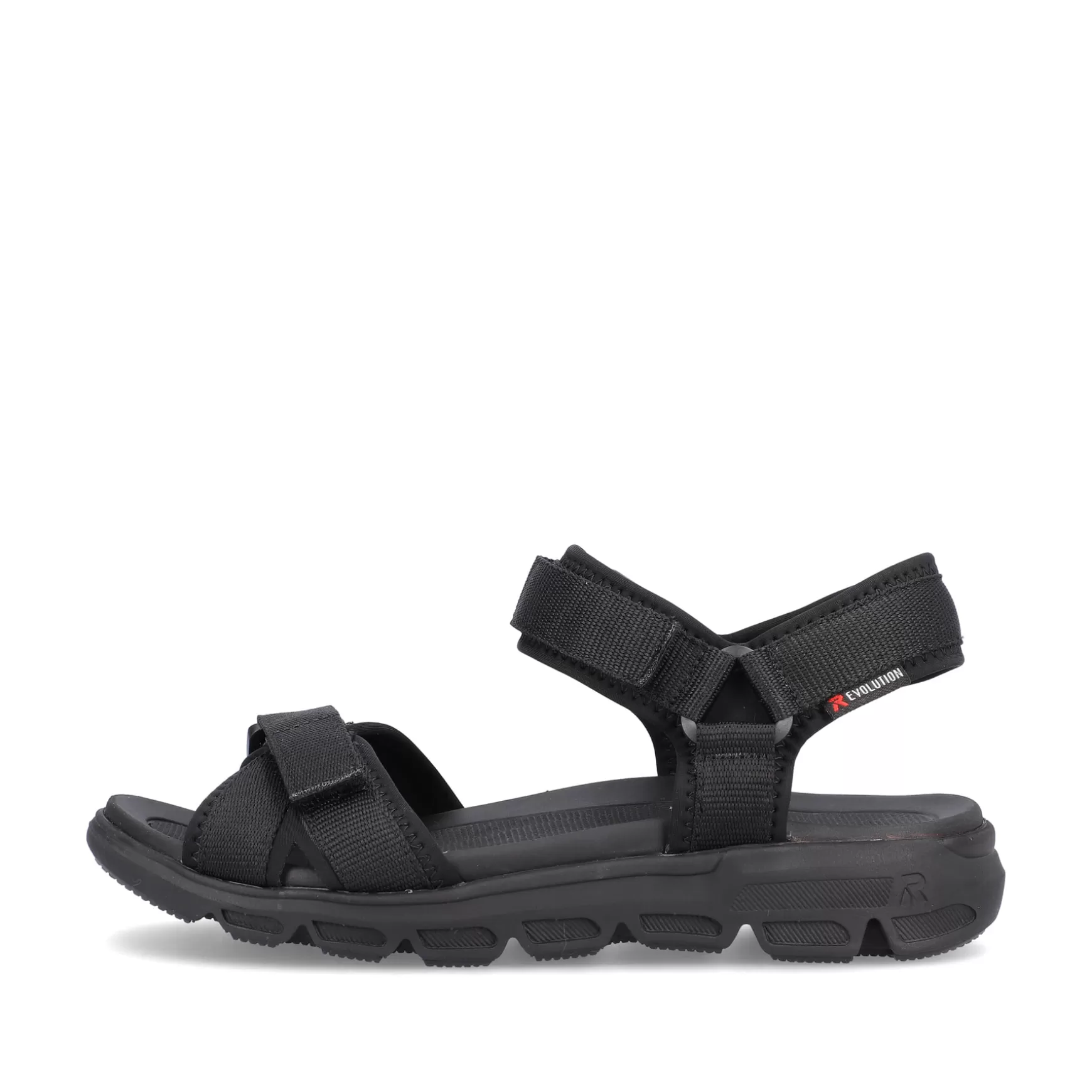 Damer Rieker Sandaler Og Sandaler^ Trekkingsandaler Til Kvinder Deep Black