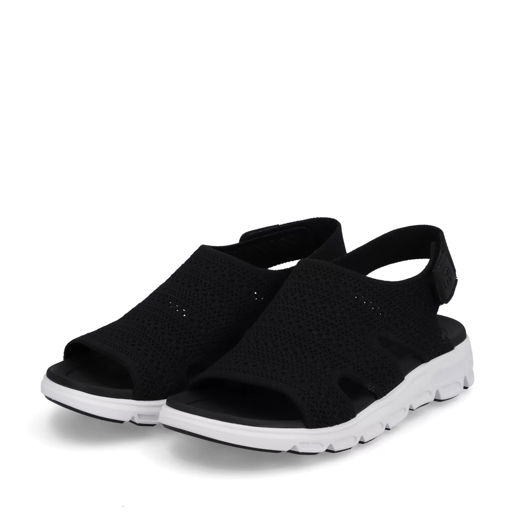 Damer Rieker Sandaler Og Sandaler^ Trekkingsandaler Til Kvinder Deep Black